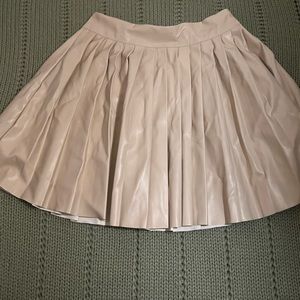 loose-pleated beige skirt💕✨